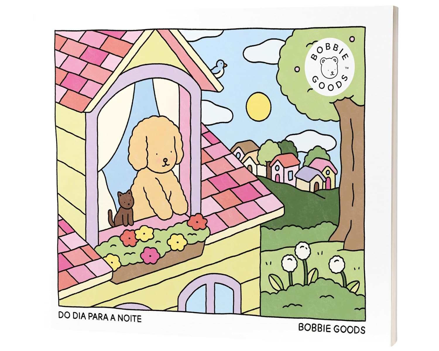 Do dia para a noite (Day to night) – Livro de colorir oficial Bobbie Goods