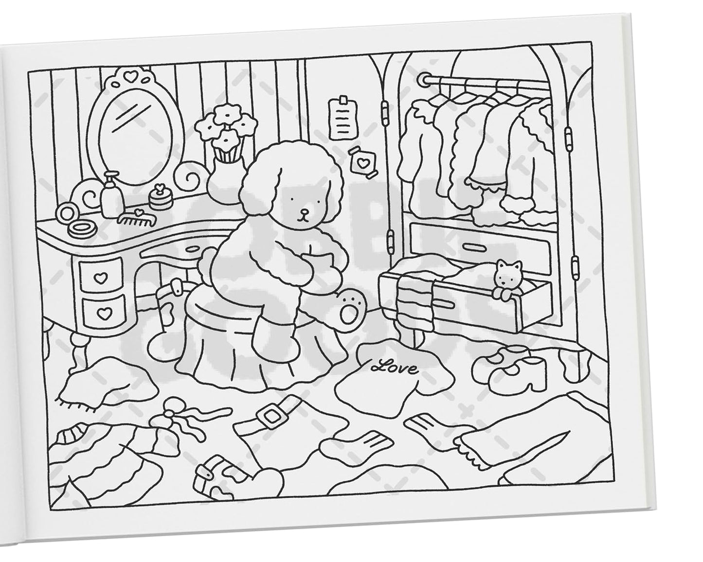 Do dia para a noite (Day to night) – Livro de colorir oficial Bobbie Goods