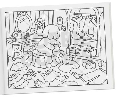 Do dia para a noite (Day to night) – Livro de colorir oficial Bobbie Goods