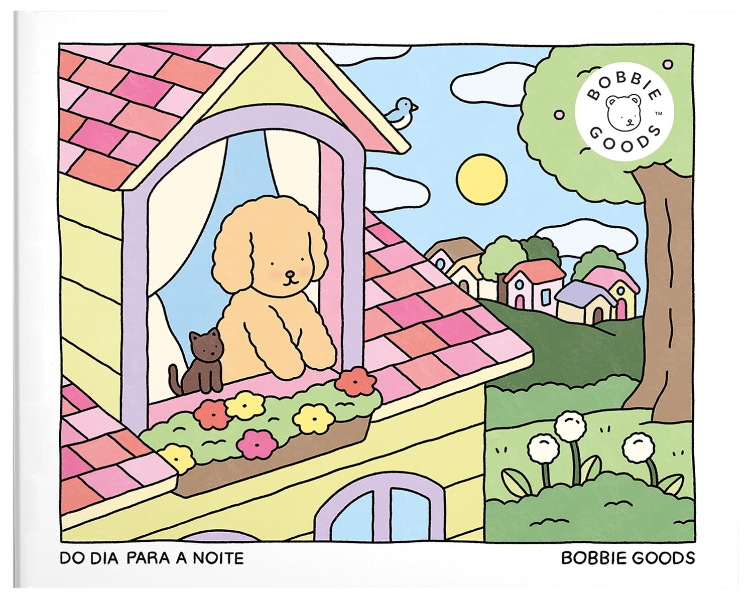 Do dia para a noite (Day to night) – Livro de colorir oficial Bobbie Goods