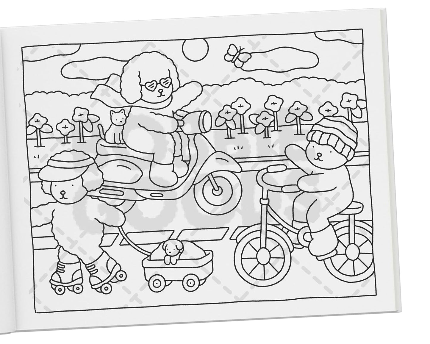 Do dia para a noite (Day to night) – Livro de colorir oficial Bobbie Goods