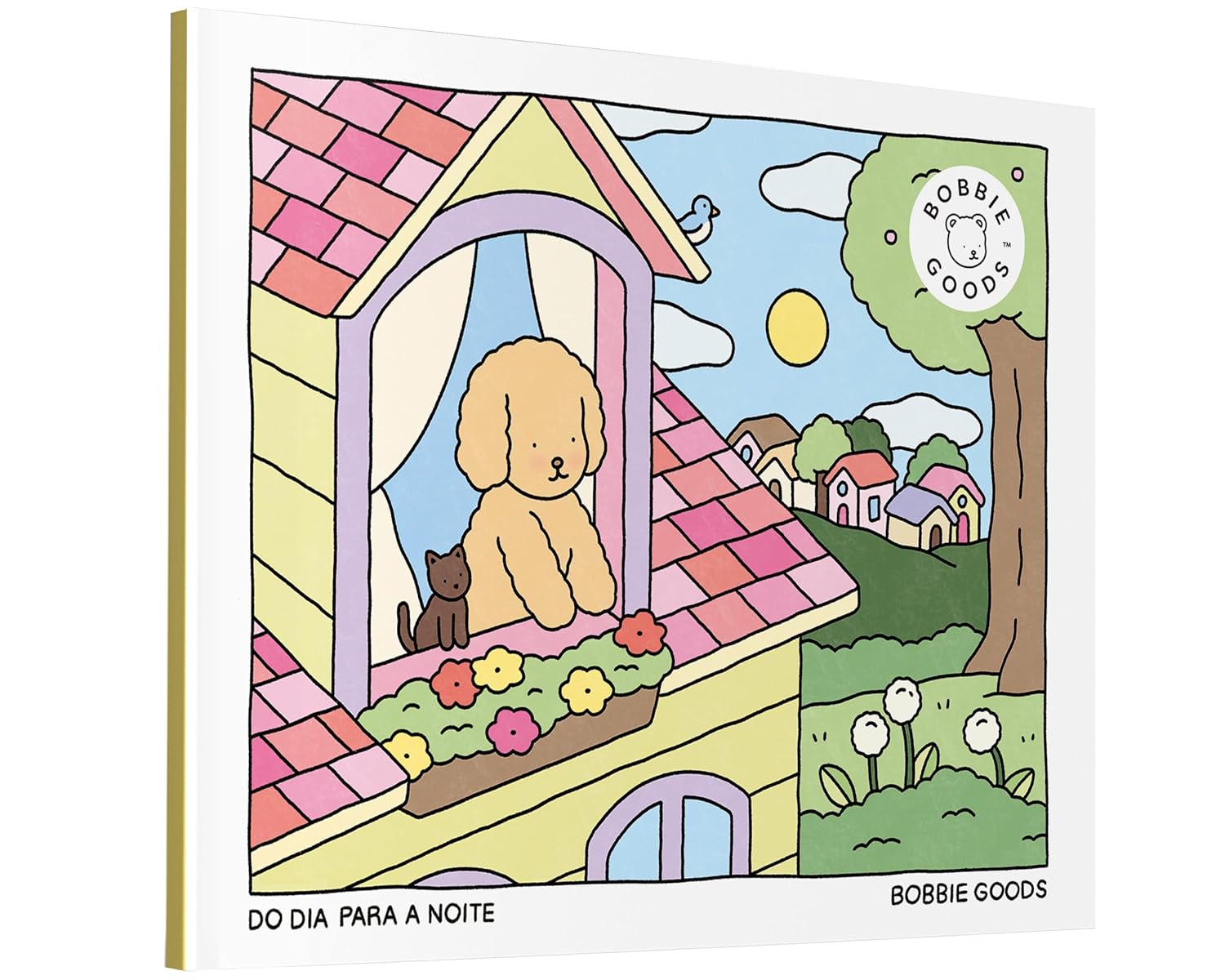 Do dia para a noite (Day to night) – Livro de colorir oficial Bobbie Goods