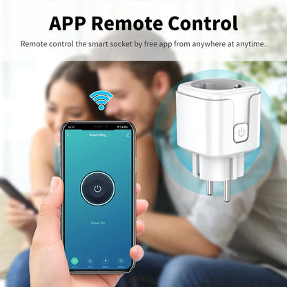 WiFi Smart Socket EU – Energy Tracking & Alexa/Google Compatible