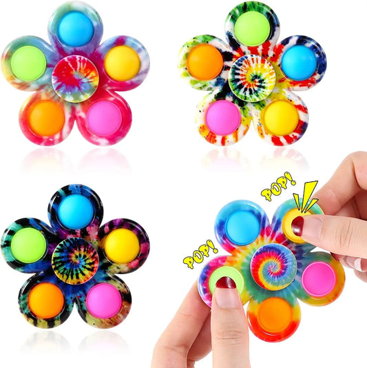 Tie-Dye Sensory Spinner – Stress & Anxiety Relief Toy for Kids