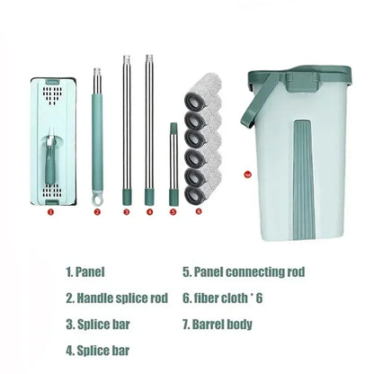 SwiftMop Pro – Flat Squeeze Cleaning Kit for All Floors