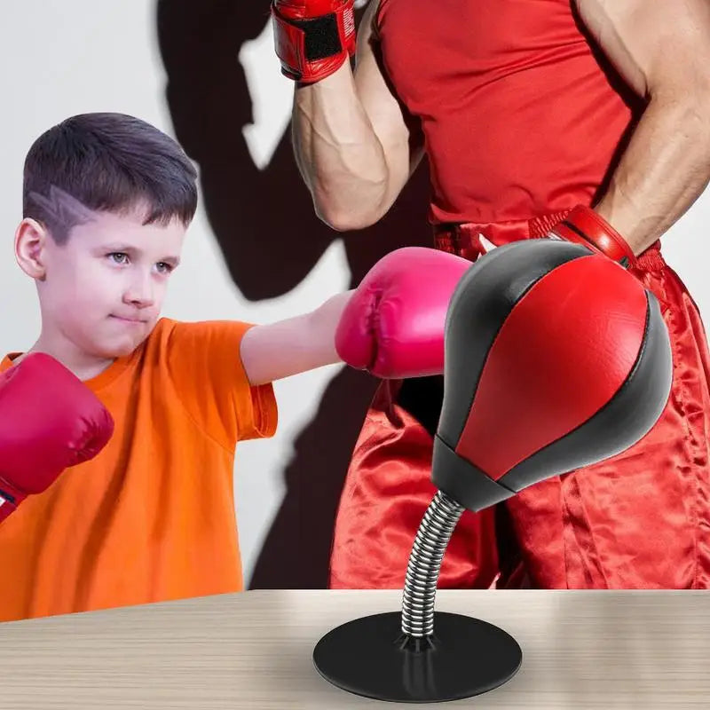 Desk Punch Pro – Stress Relief Boxing Bag with Suction Cup