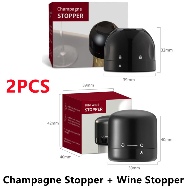 FreshSip Duo – Wine & Bubbly Vacuum Stoppers