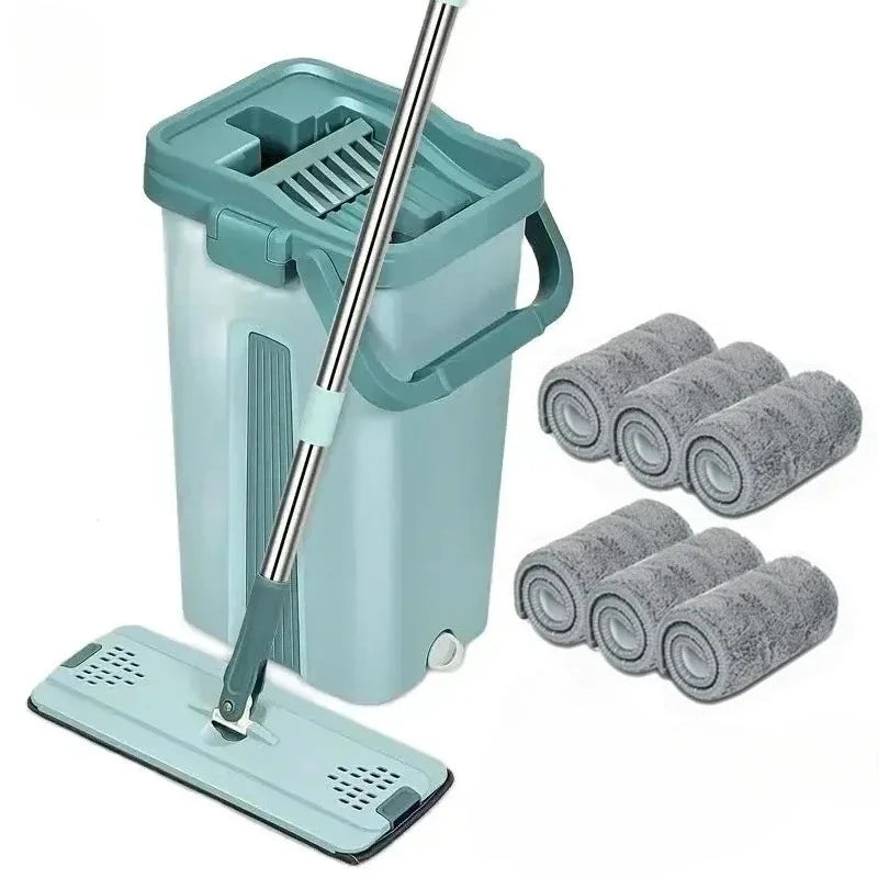SwiftMop Pro – Flat Squeeze Cleaning Kit for All Floors