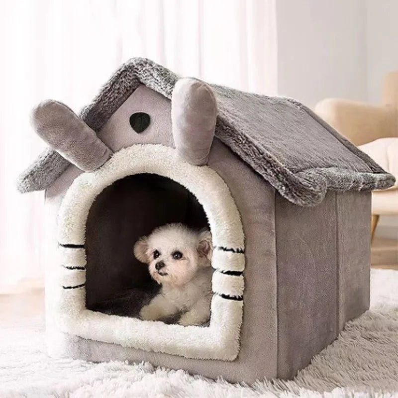 Purr &amp; Paw Retreat™: Cama de interior resistente con cojín para gatos y perros