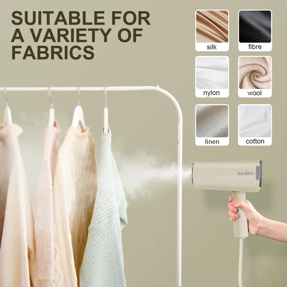 SwiftSteam Portable Clothes Steamer – Fast Heat & Wrinkle Removal