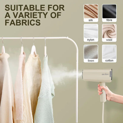 SwiftSteam Portable Clothes Steamer – Fast Heat & Wrinkle Removal