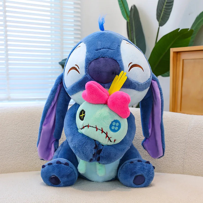 Abrazos de ensueño de Disney: Peluche de Stitch y Lilo