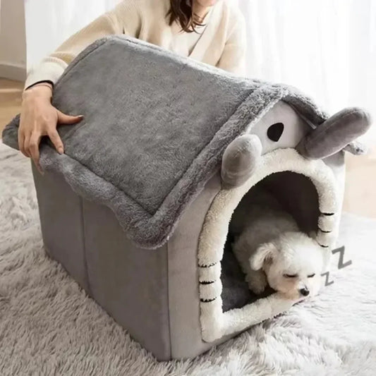Purr &amp; Paw Retreat™: Cama de interior resistente con cojín para gatos y perros