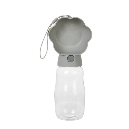 2-in-1 Portable Dog Water Bottle with Food Container