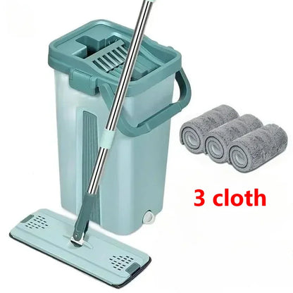 SwiftMop Pro – Flat Squeeze Cleaning Kit for All Floors