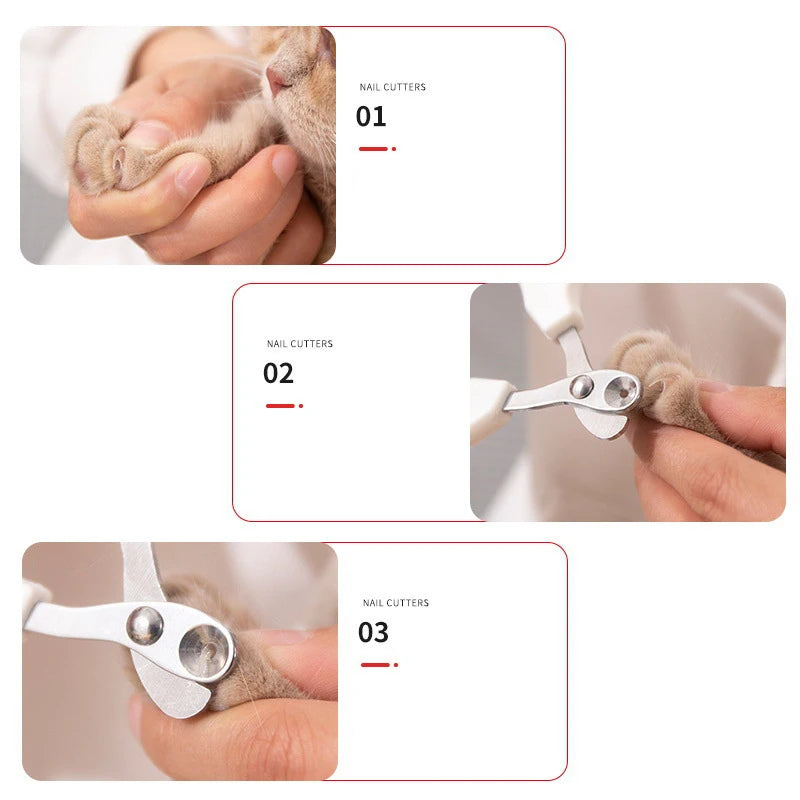 ClawEase – Ergonomic Cat & Dog Nail Trimmer (Small Breeds)