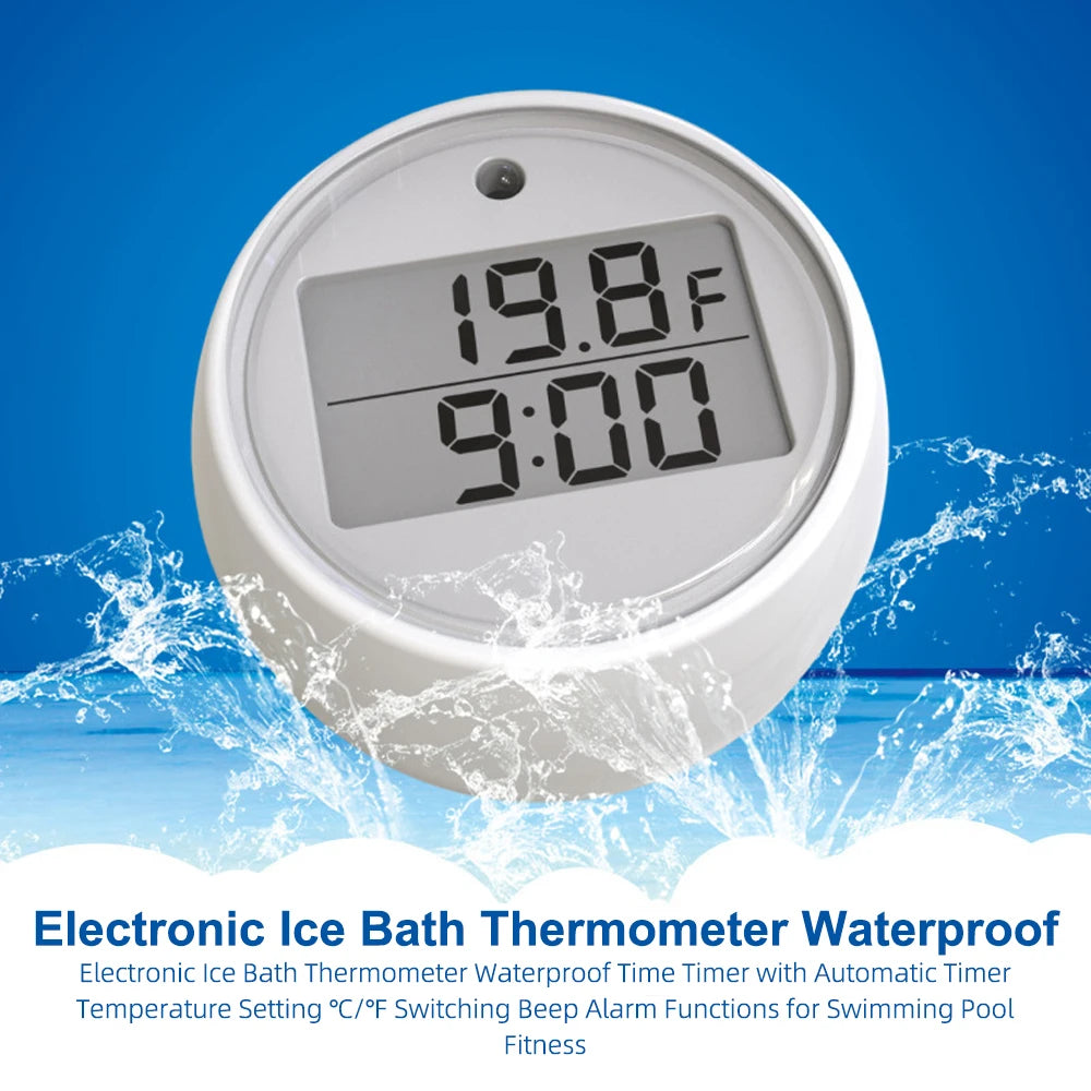 ChillGuard Pro – Floating Ice Bath Thermometer with Alarm