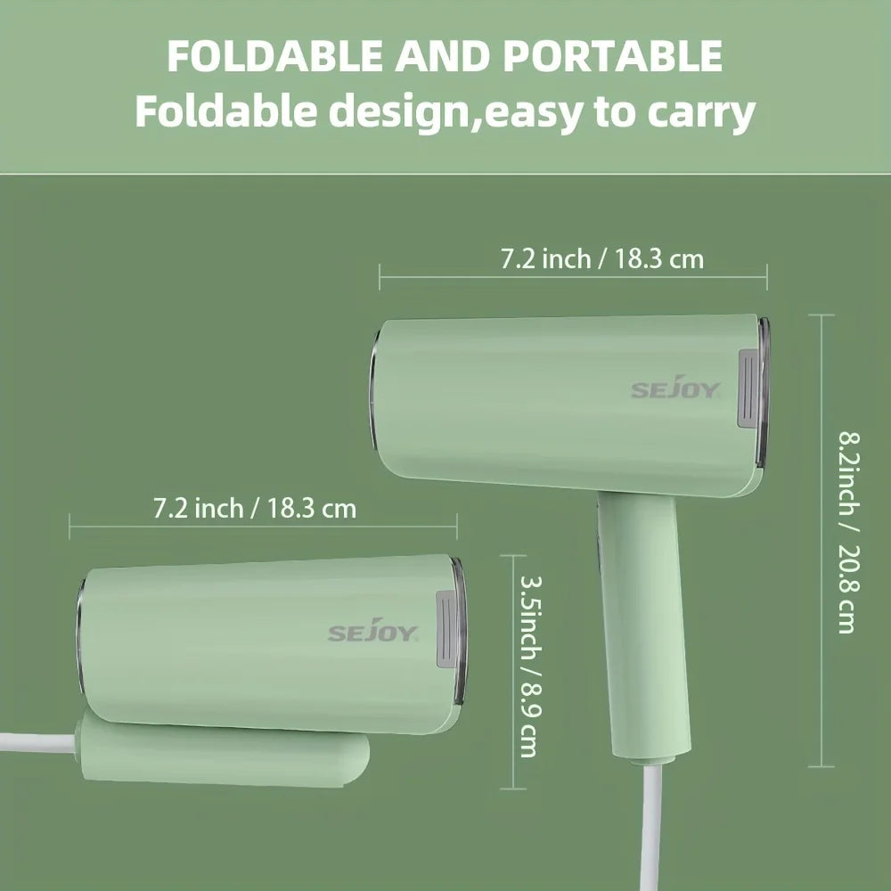 SwiftSteam Portable Clothes Steamer – Fast Heat & Wrinkle Removal