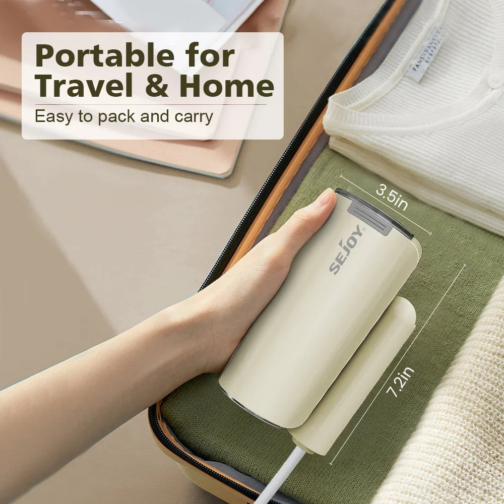 SwiftSteam Portable Clothes Steamer – Fast Heat & Wrinkle Removal