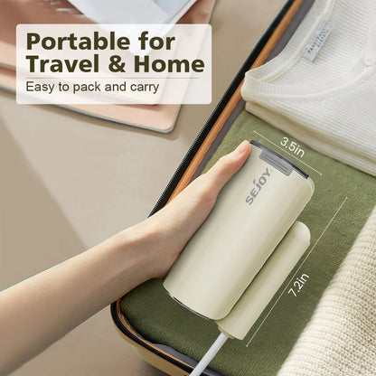 SwiftSteam Portable Clothes Steamer – Fast Heat & Wrinkle Removal