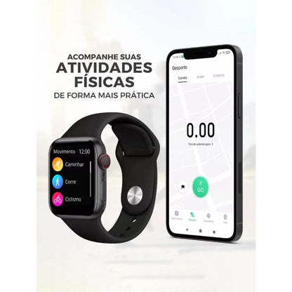 Reloj inteligente X9 Pro Elite: monitor de actividad física de 45 mm con NFC y GPS