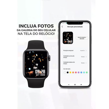 Reloj inteligente X9 Pro Elite: monitor de actividad física de 45 mm con NFC y GPS